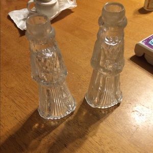Matching Crystal Candlesticks